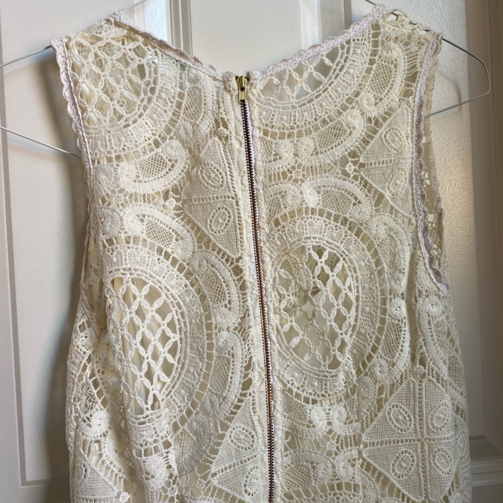 Urban Outfitters Kimchi Blue Lace Girly Feminine Spring Cottagecore White Dress - Picture 7 of 7